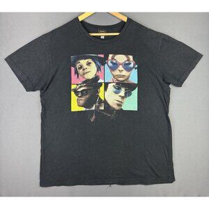 Gorillaz Humanz Tour 2017 Band Tee Promo Music Rare XL Black